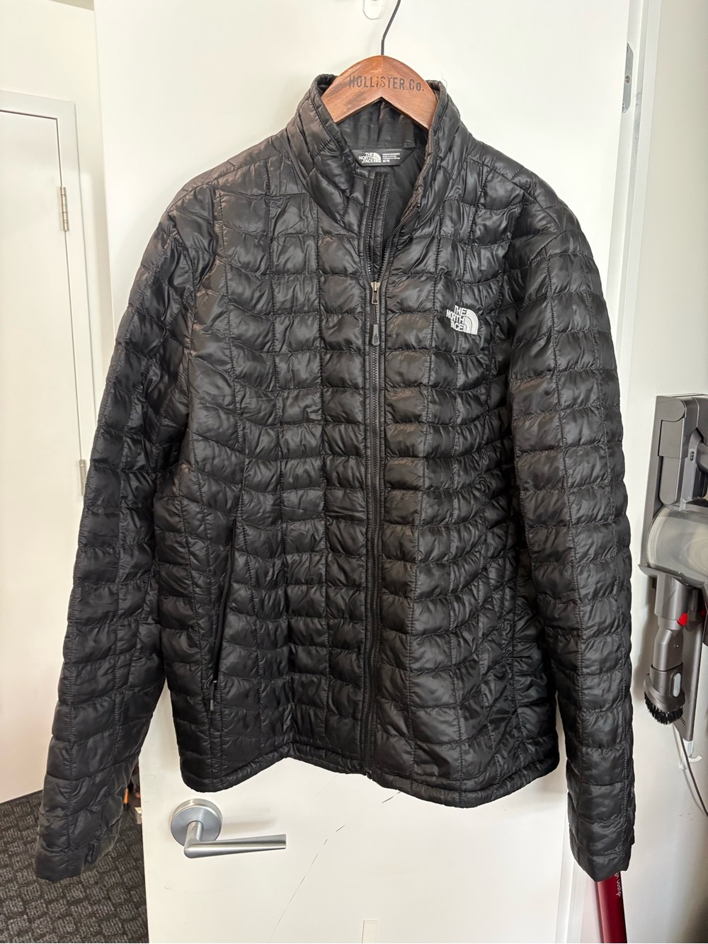 The North Face Black Thermoball Lightweight Puffer Jacket